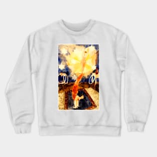 Two Acrobats in Red Tights 1917, Charles Demuth Crewneck Sweatshirt